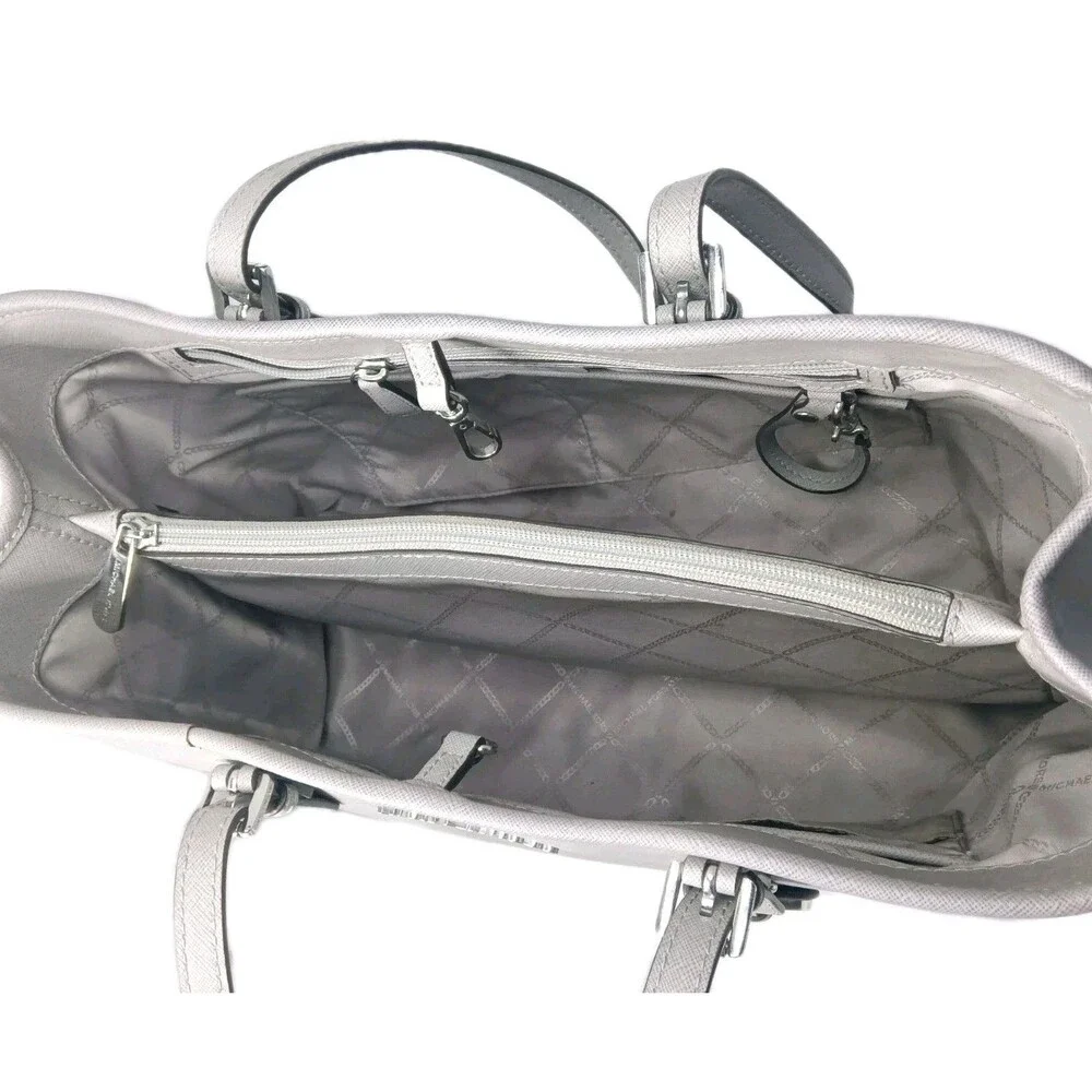 Michael Kors Jet Set Travel Large Saffiano Leather Tote ~Dark Slate Gray_9